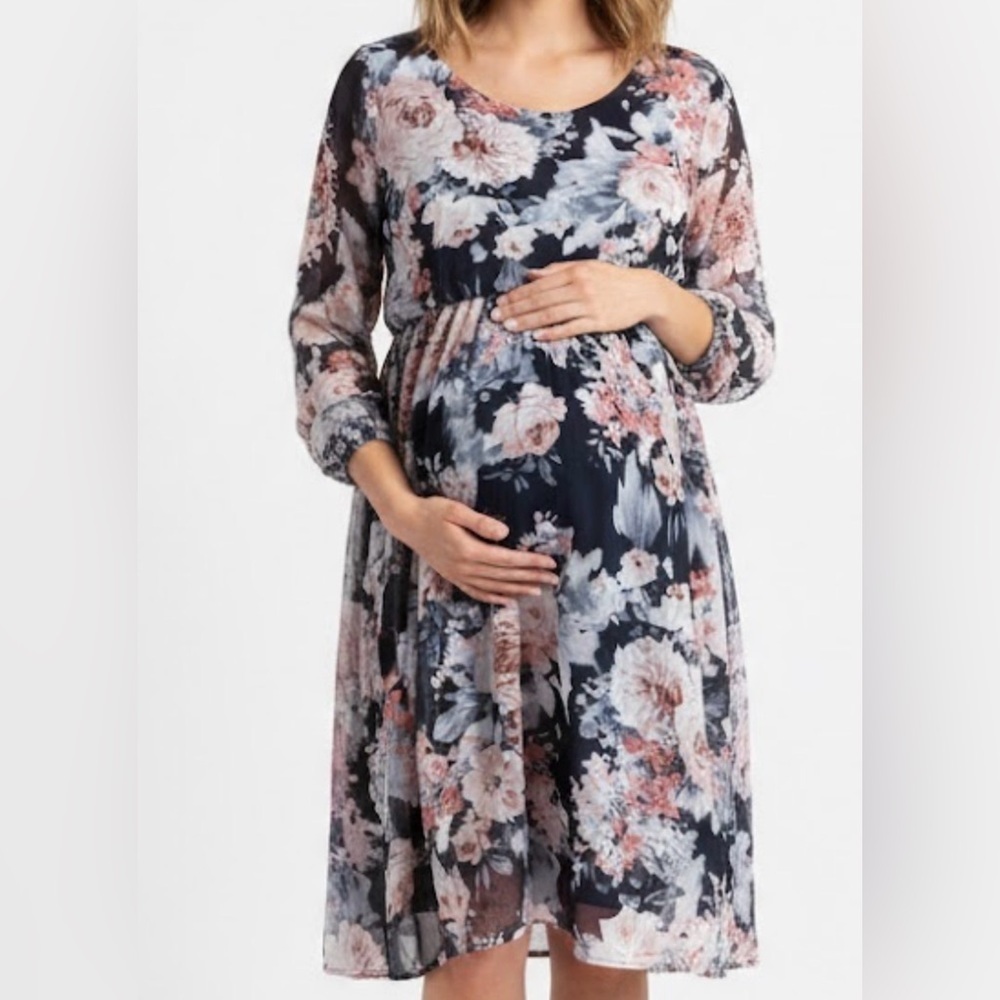 Pinkblush Floral Maternity Dress